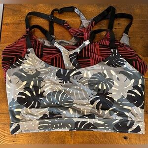 MeUndies Breathe Racerback Bralettes, set of 3, all size Large